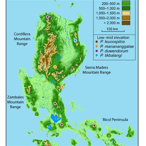 Sierra Madre In Philippine Map