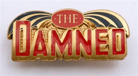 The Damned - Logo Enamel Badge