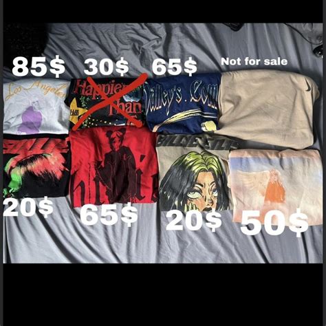 Billie Eilish Merch Collection! TRYING TO SELL... - Depop