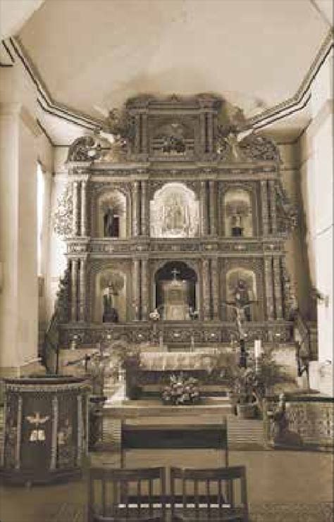 The main altar of Maragondon Church, Cavite. Photos by Roy John de ...