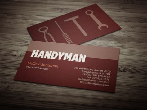 Handyman Toolkit Business Card ~ Business Card Templates on Creative Market