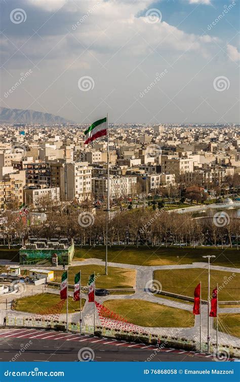 Tehran skyline of the city stock photo. Image of city - 76868058