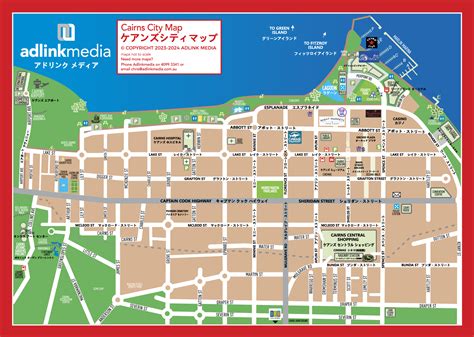 Cairns & Northern Beaches Japanese Map | Explore FNQ - Free Drive Maps ...