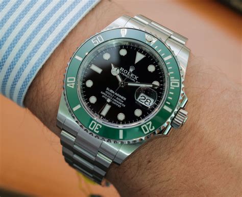 Rolex Submariner 126610LV Watch With Green Ceramic Bezel Debut ...