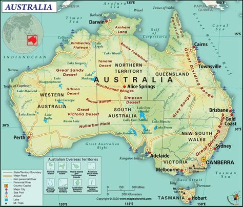 What are the Key Facts of Australia? | Australia map, Australia continent, Australian continent