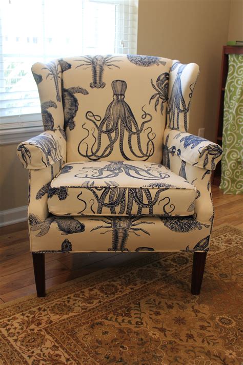 wing back chair covers