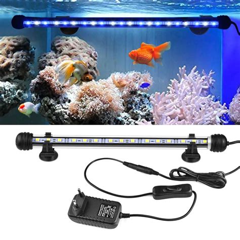 19/29/39/49CM Marine Aquarium LED Lighting Waterproof Lamp Fish Tank Lights Pecera Iluminacion ...