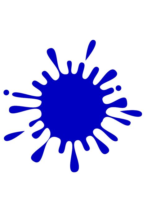 Blue Paint Splat - ClipArt Best