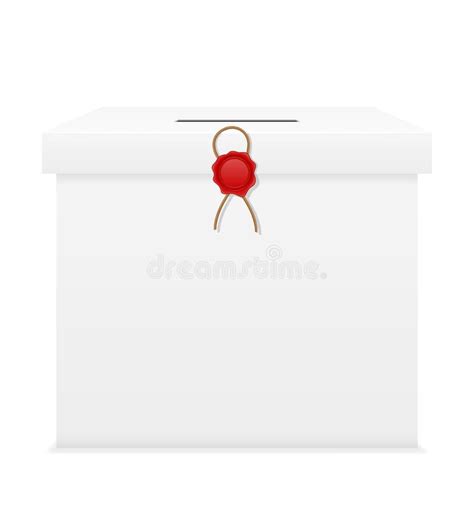 Ballot Box for Election Voting Vector Illustration Stock Vector ...