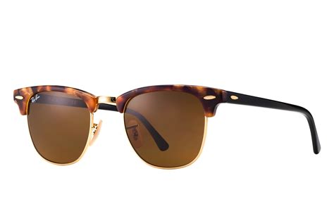 Ray-Ban Clubmaster Fleck RB3016 Tortoise - Acetate - Brown Lenses ...