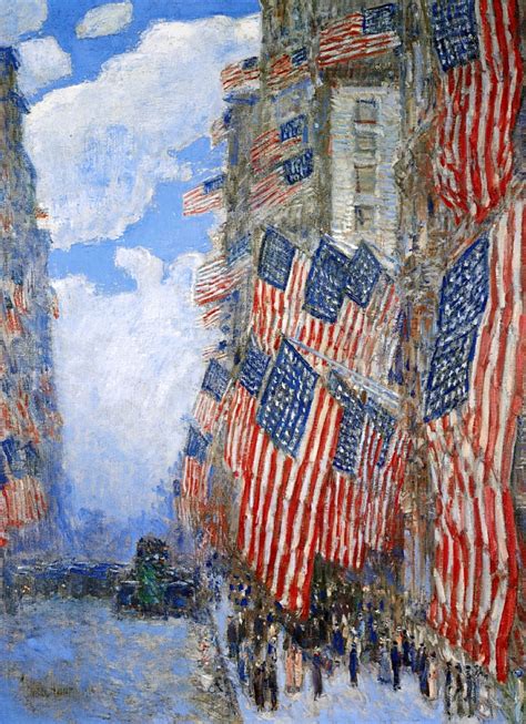 The Fourth of July, 1916 - Childe Hassam - WikiArt.org