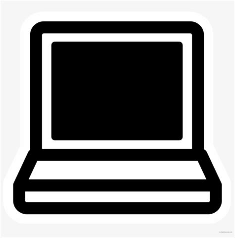 Black And White Laptop Tools Free Black White Clipart - Black And White Laptop Clip Art ...