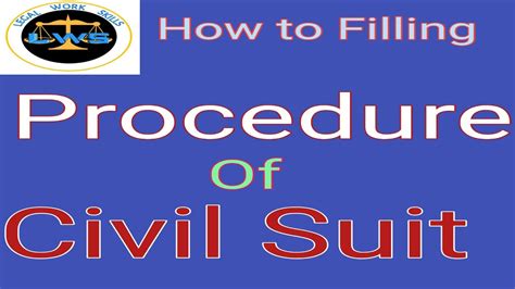 How to filling procedure of Civil Suit, fill form of civil suit, how to file civil suit in court ...