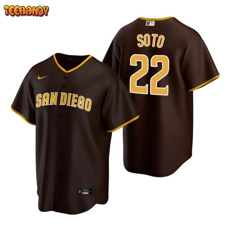 San Diego Padres Juan Soto Brown Road Replica Jersey