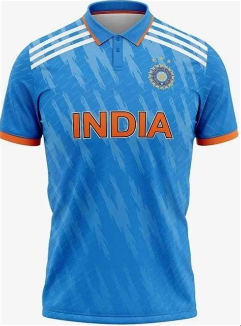 Polyester India Cricket Jersey, Blue at Rs 289/piece in New Delhi | ID ...