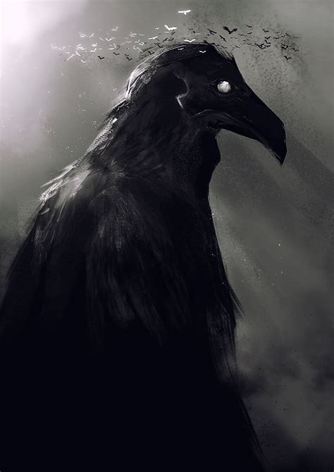 Crow Monster Fantasy Art - apple520514