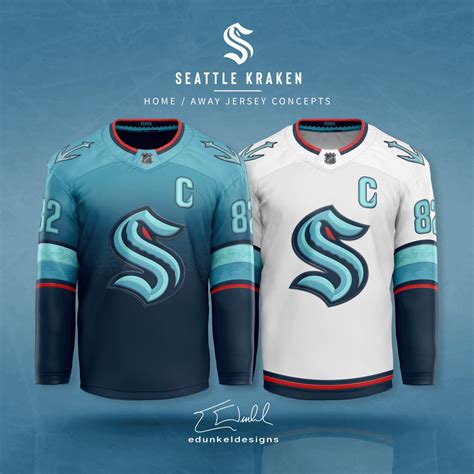 Seattle Kraken - Tweaked Concept Jerseys : hockey