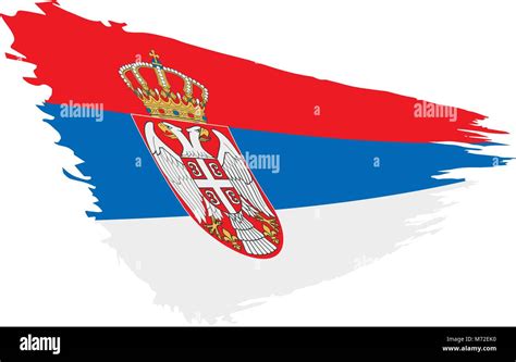 Serbia flag, vector illustration Stock Vector Image & Art - Alamy