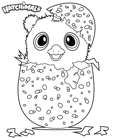 Hatchimals Colleggtibles Hamster coloring page - TSgos.com