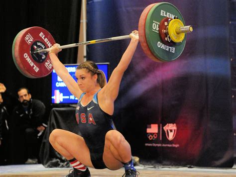 U.S. weightlifter Mattie Rogers talks about body image, power Weight ...