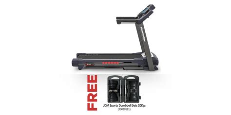 Schwinn 510T Treadmill & Free JDM Sports Dumbbell Sets 20Kgs