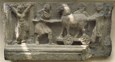 Story of the Trojan Horse told in the Ancient Art of Gandhara - a photo ...