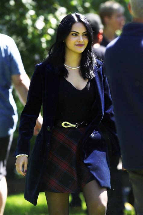 CAMILA MENDES on the Set of Riverdale in Vancouver 06/22/2017 - HawtCelebs