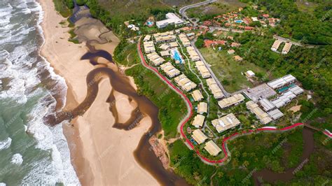 Premium Photo | Aerial view of imbassai beach, bahia, brazil. beautiful beach in the northeast ...