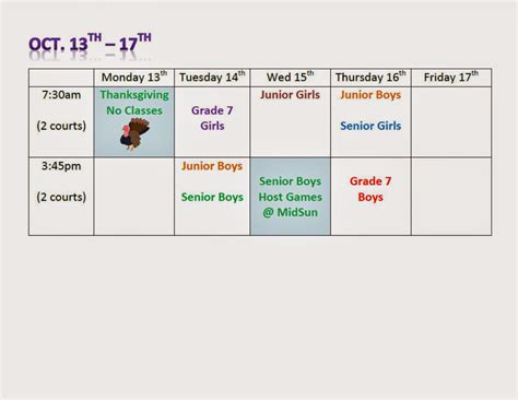 MidSun School Blog: MidSun 2014 Volleyball Practice Schedule