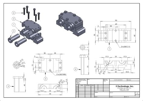 Detailed Assembly Drawing - Assembly Drawing 3d Drawing Images, 3d Drawings, Mechanical ...