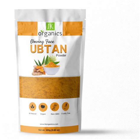 Pure Organic Ubtan Powder for Face in Pakistan - All-Natural Skincare – IK Organics