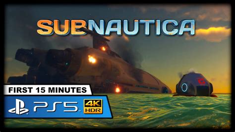 First 15 Minutes - Subnautica (PS5 Version - Quality Mode) PS5 Gameplay ...