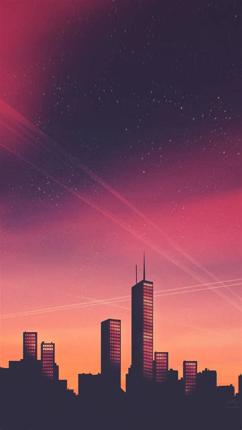 Skyline Sunset by ReedDrawsOnDA on DeviantArt