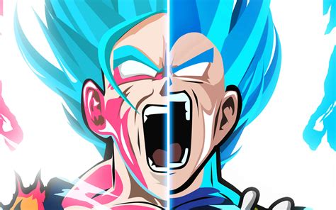 Download Super Saiyan Blue Goku Vegeta (Dragon Ball) Anime Dragon Ball Super HD Wallpaper by ...