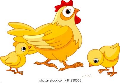 2,505 Mother Hen And Chicks Cartoons Images, Stock Photos, 3D objects, & Vectors | Shutterstock