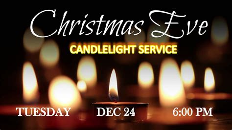 Christmas Eve Candlelight Service – First Church of Woburn