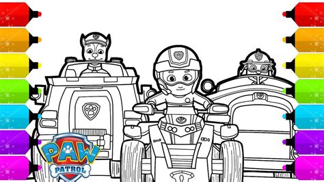 Chase Paw Patrol Vehicle Coloring Pages