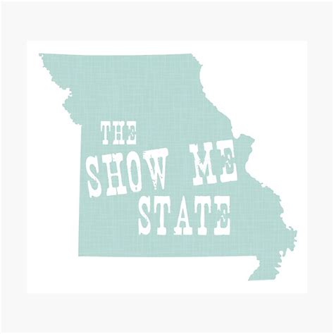 "Missouri State Motto Slogan" Photographic Print by surgedesigns ...