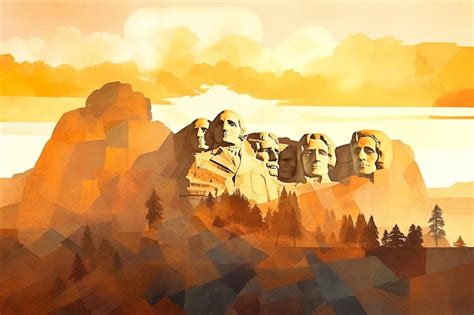 Premium AI Image | a photo of mount rushmore