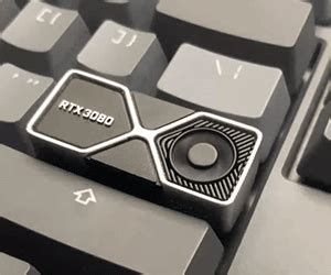 RTX 3080 Mechanical Keycap | Gifdt.com