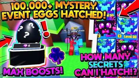 💰HATCHING 100,000+ MYSTERY EVENT EGGS!! - Mining Simulator 2 (Roblox ...