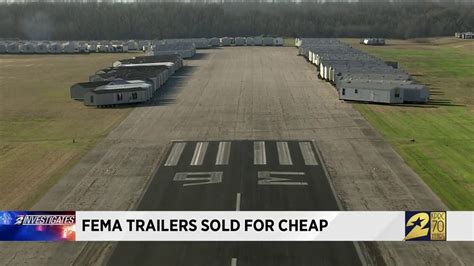 FEMA trailers sold for cheap - YouTube