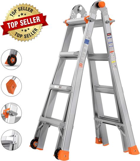 Best Satco Multi Position Folding Ladder - Simple Home