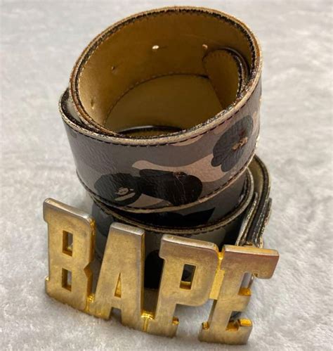 Bape Bape Camo Snow Camp Belt - L Size | Grailed