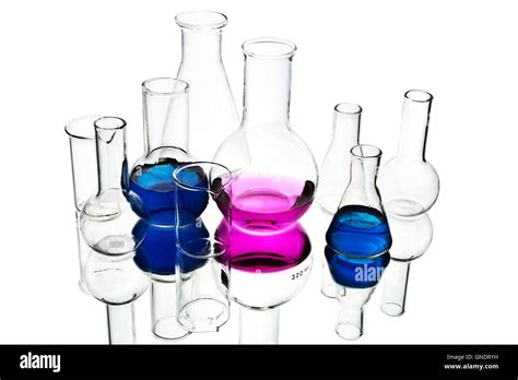 chemical laboratory equipment isolated Stock Photo - Alamy