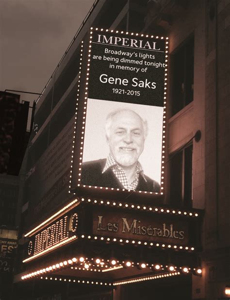 Broadway Honors Director Gene Saks | Shubert Organization