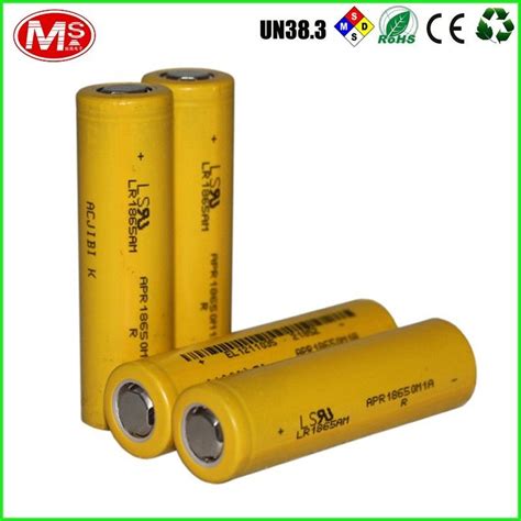 Original A123 18650 Lithium Battery Cells , 1000 MAh Lithium Ion Rechargeable Cell