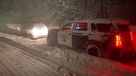 Storm Closes Interstate 80 in California Moujntains – NBC Los Angeles