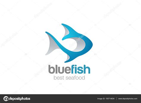 Pictures: abstract fish | Fish Logo 3D abstract design vector template ...