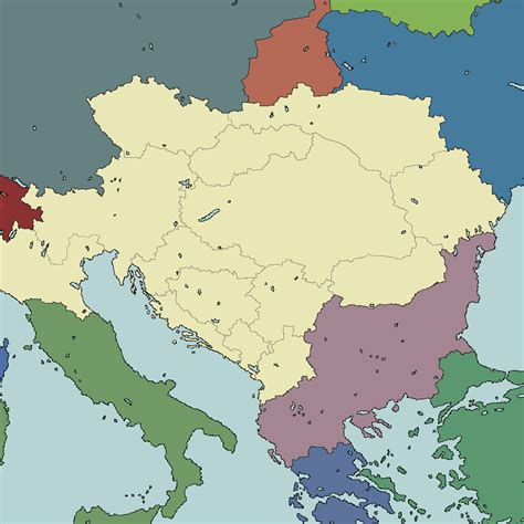 Danubian Federation (1919) : r/imaginarymaps